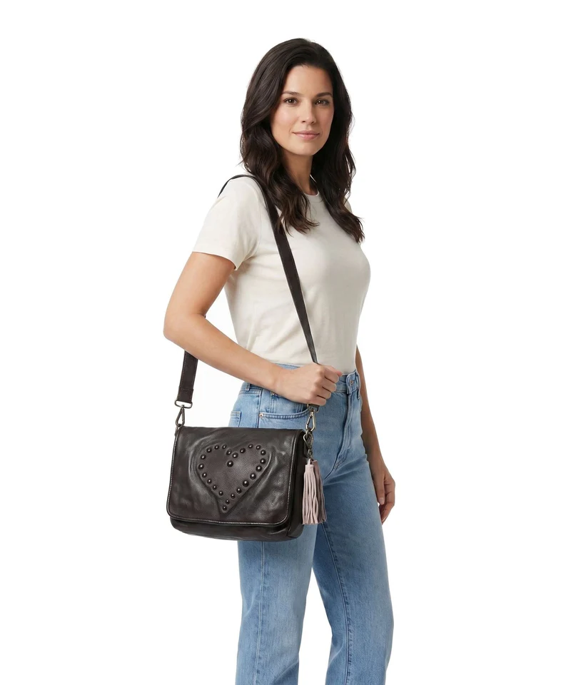 Taschendieb Wien Johnstrasse 3 Sac bandoulière mokka