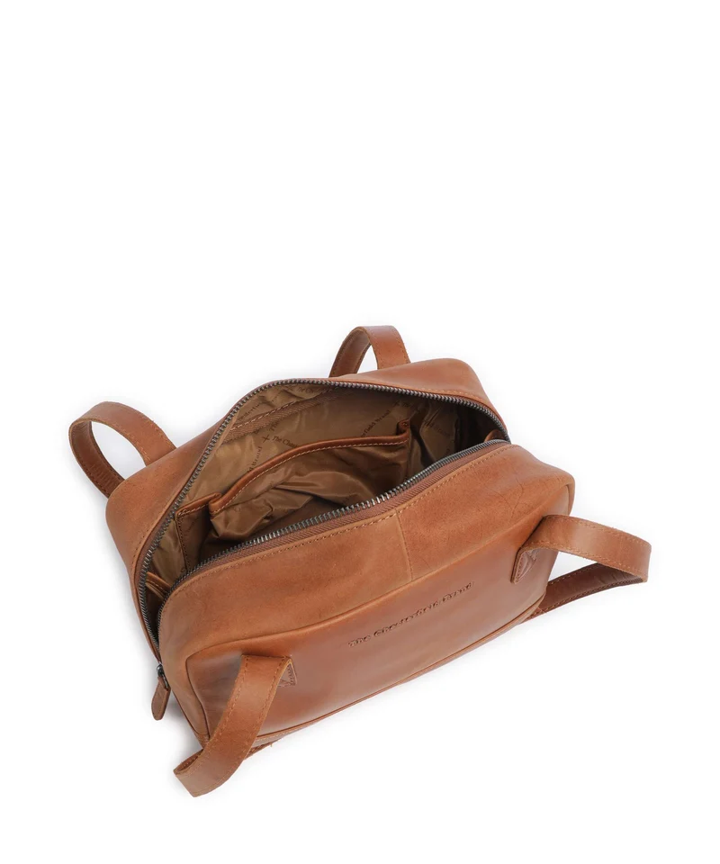 The Chesterfield Brand Wax Pull Up Cow Fenno Sac porté épaule cognac