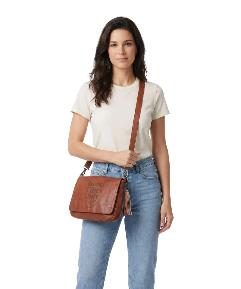Taschendieb Wien Gutstrasse 4 Sac bandoulière cognac