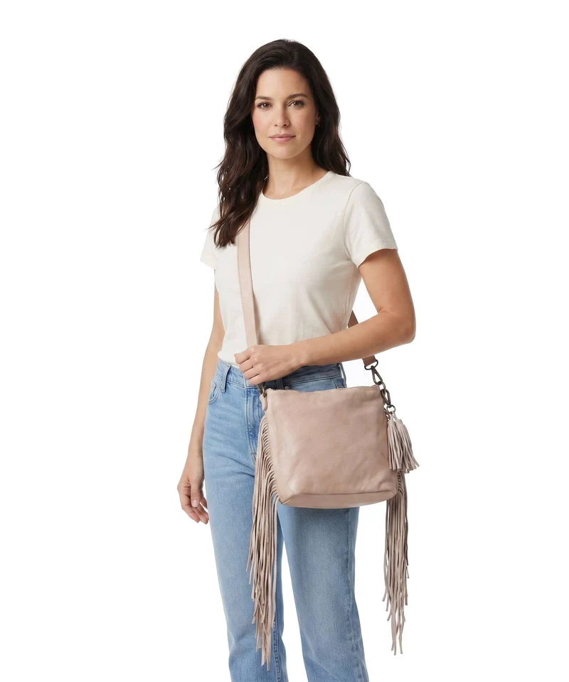 Taschendieb Wien Löwengasse 4x Sac bandoulière linen rose