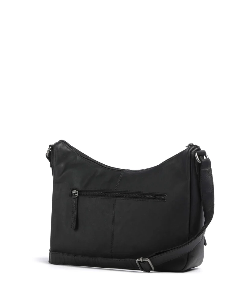 The Chesterfield Brand Wax Pull Up Cow Valenora Sac porté épaule black