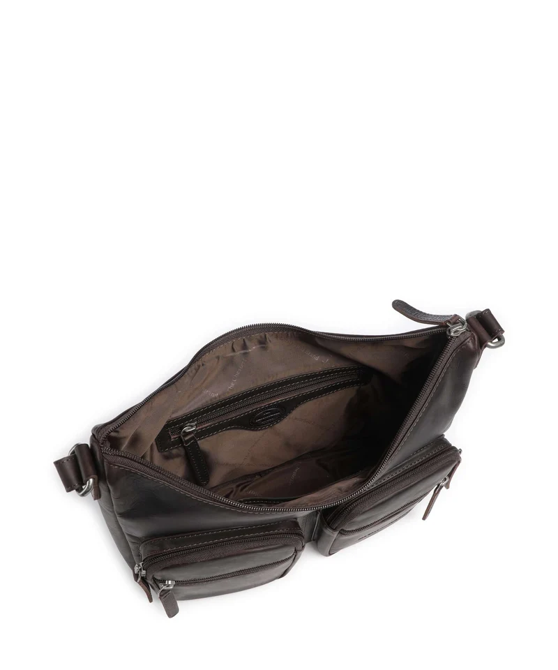 The Chesterfield Brand Wax Pull Up Cow Valenora Sac porté épaule brown
