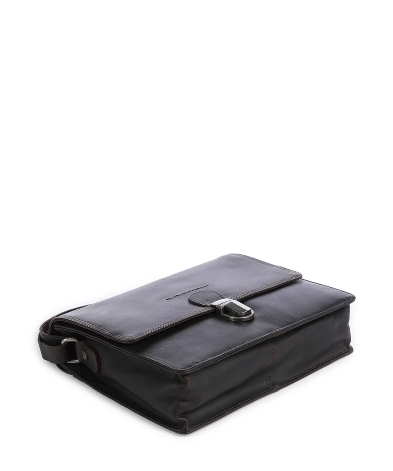 The Chesterfield Brand Wax Pull Up Cow Lunor Sac porté épaule brown