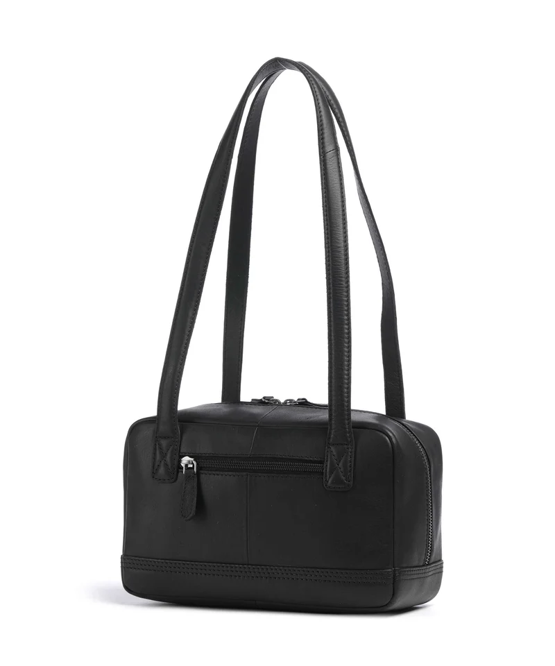 The Chesterfield Brand Wax Pull Up Cow Fenno Sac porté épaule black