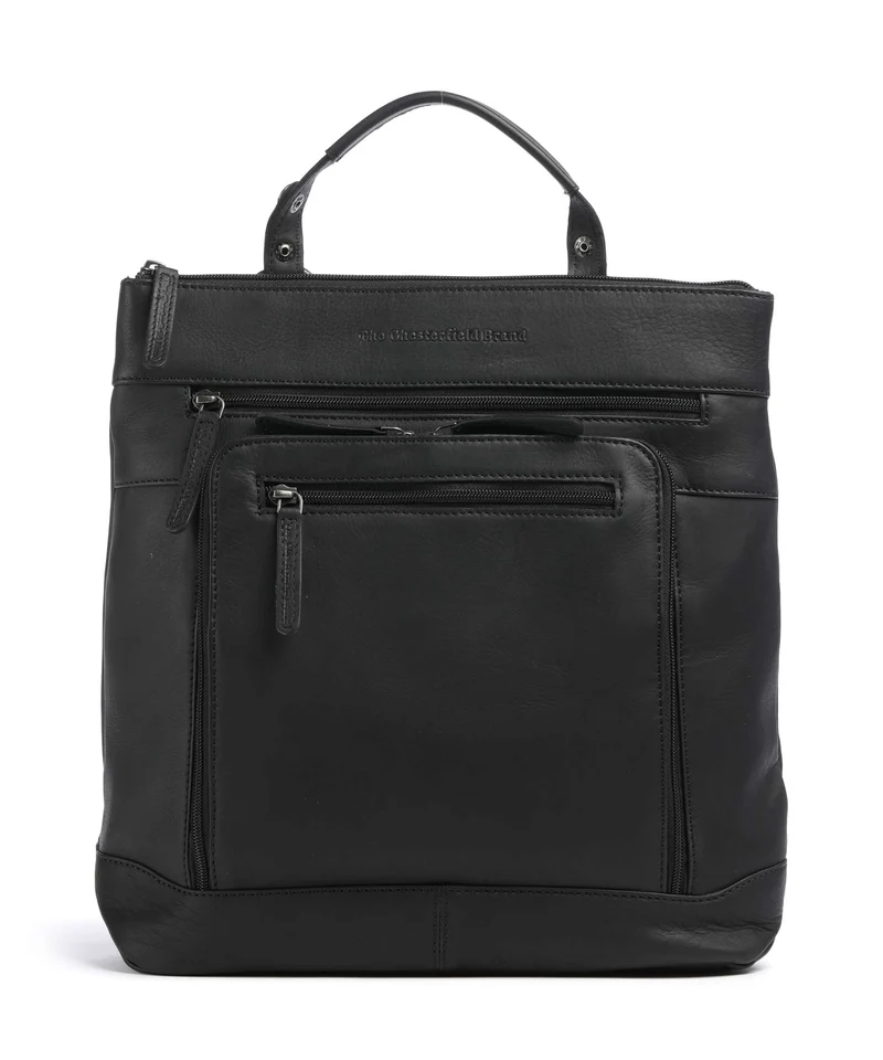 The Chesterfield Brand Wax Pull Up Cow Caldero Sac à dos black