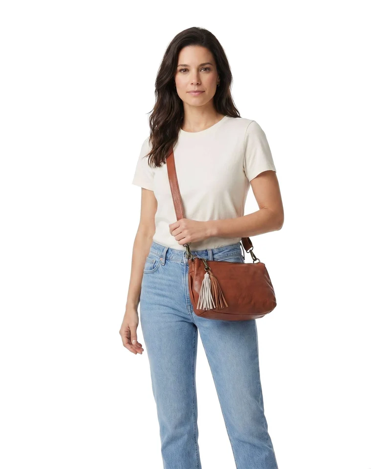 Taschendieb Wien Kaiserstrasse 17 Sac bandoulière cognac