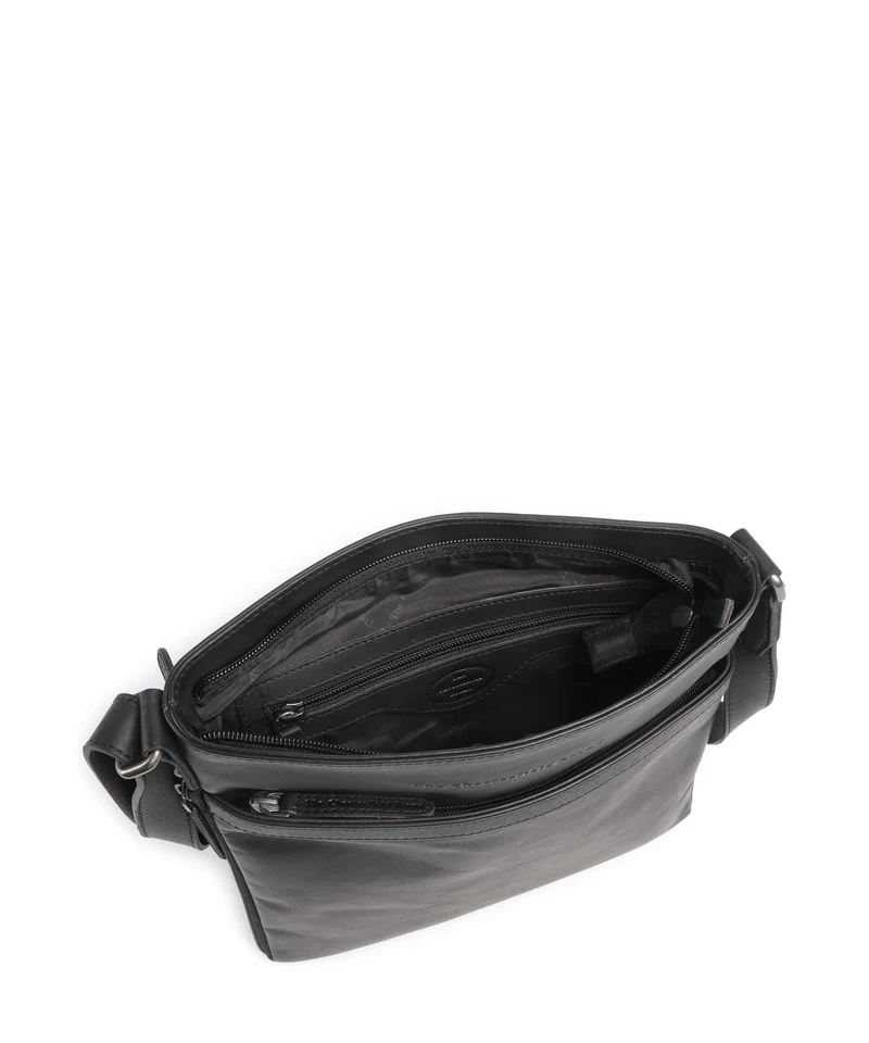The Chesterfield Brand Wax Pull Up Cow Mirea Sac bandoulière black
