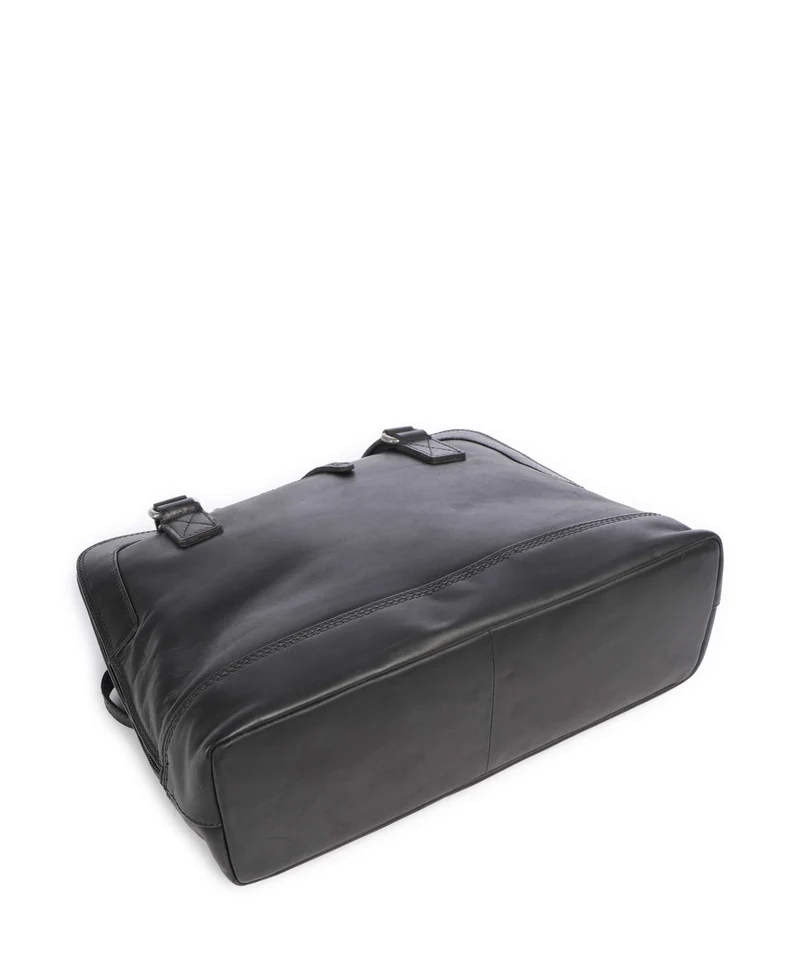 The Chesterfield Brand Wax Pull Up Cow Seron Sac porté épaule black