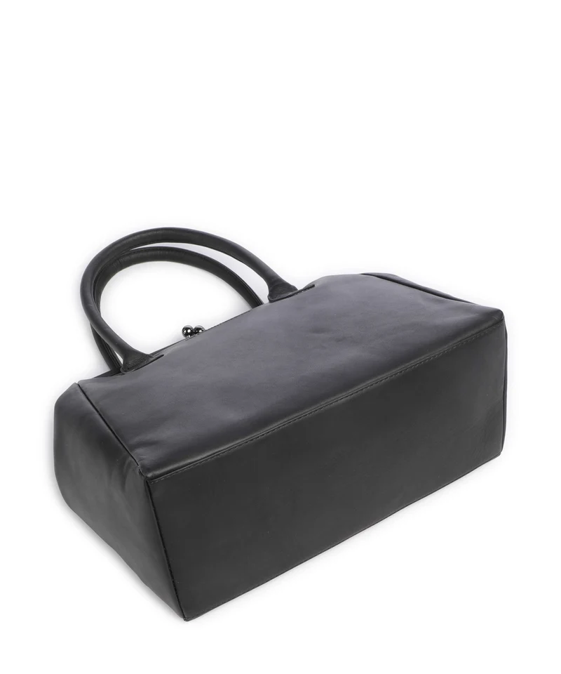 The Chesterfield Brand Wax Pull Up Cow Dorin Sac porté épaule black