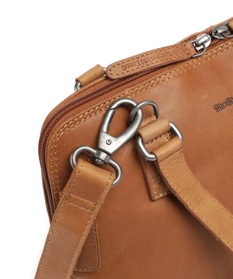 The Chesterfield Brand Wax Pull Up Cow Seron Sac porté épaule cognac