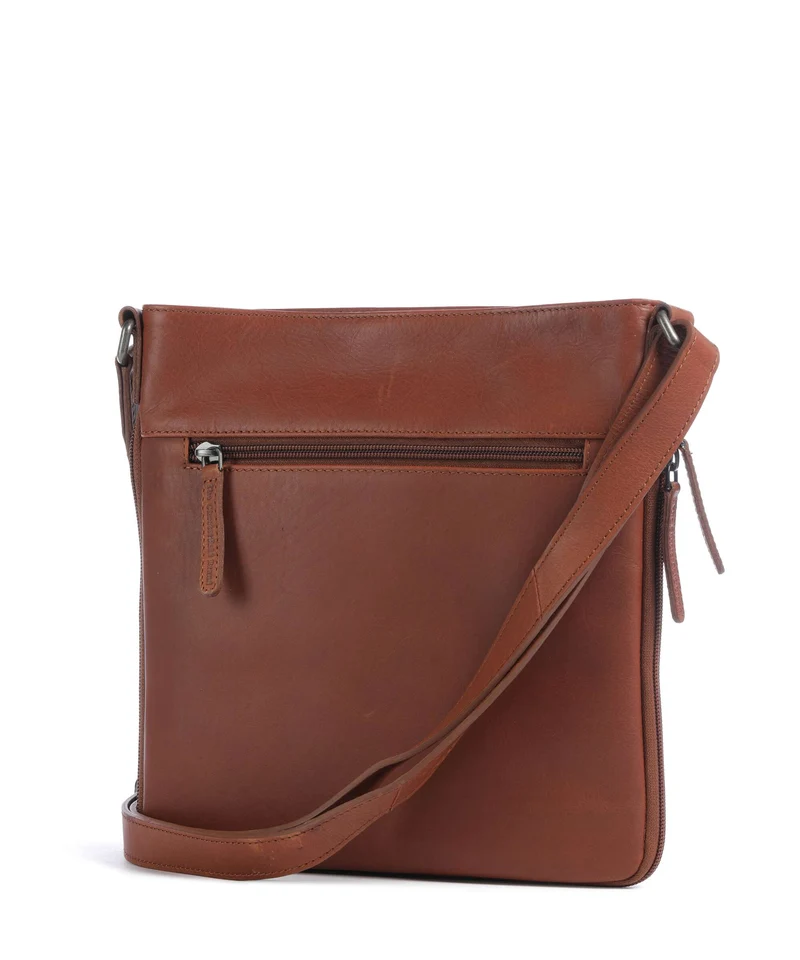 The Chesterfield Brand Wax Pull Up Cow Mirea Sac bandoulière cognac