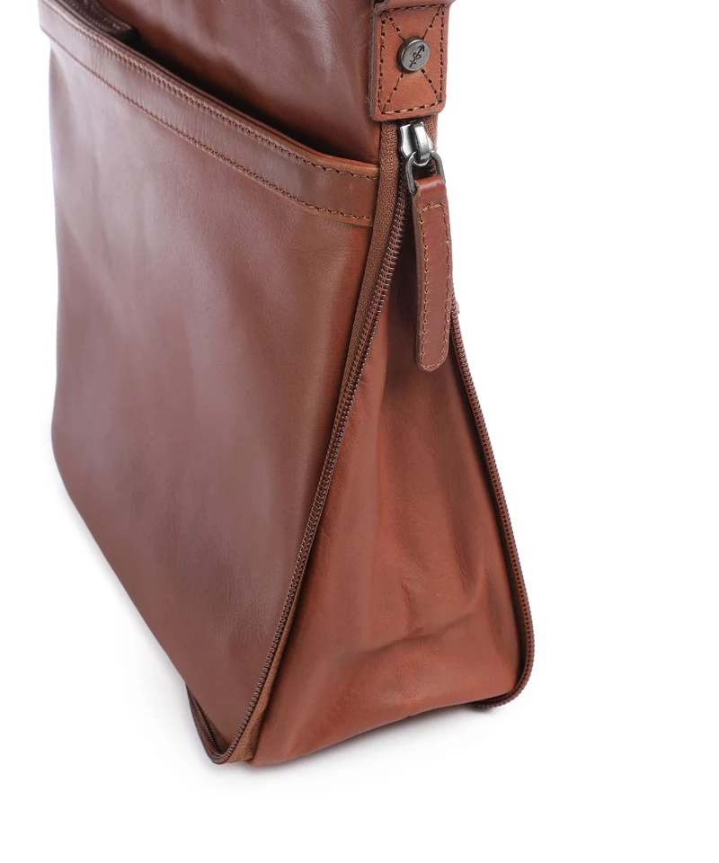 The Chesterfield Brand Wax Pull Up Cow Mirea Sac bandoulière cognac