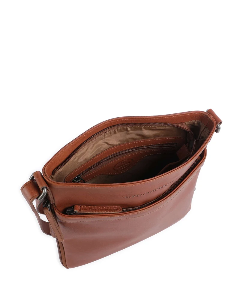 The Chesterfield Brand Wax Pull Up Cow Mirea Sac bandoulière cognac