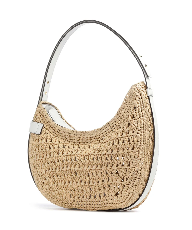 Lauren Ralph Lauren Tasha Large Sac porté épaule natural/white