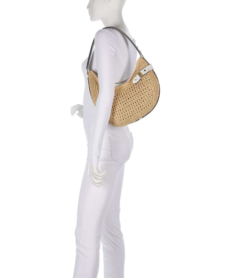 Lauren Ralph Lauren Tasha Large Sac porté épaule natural/white