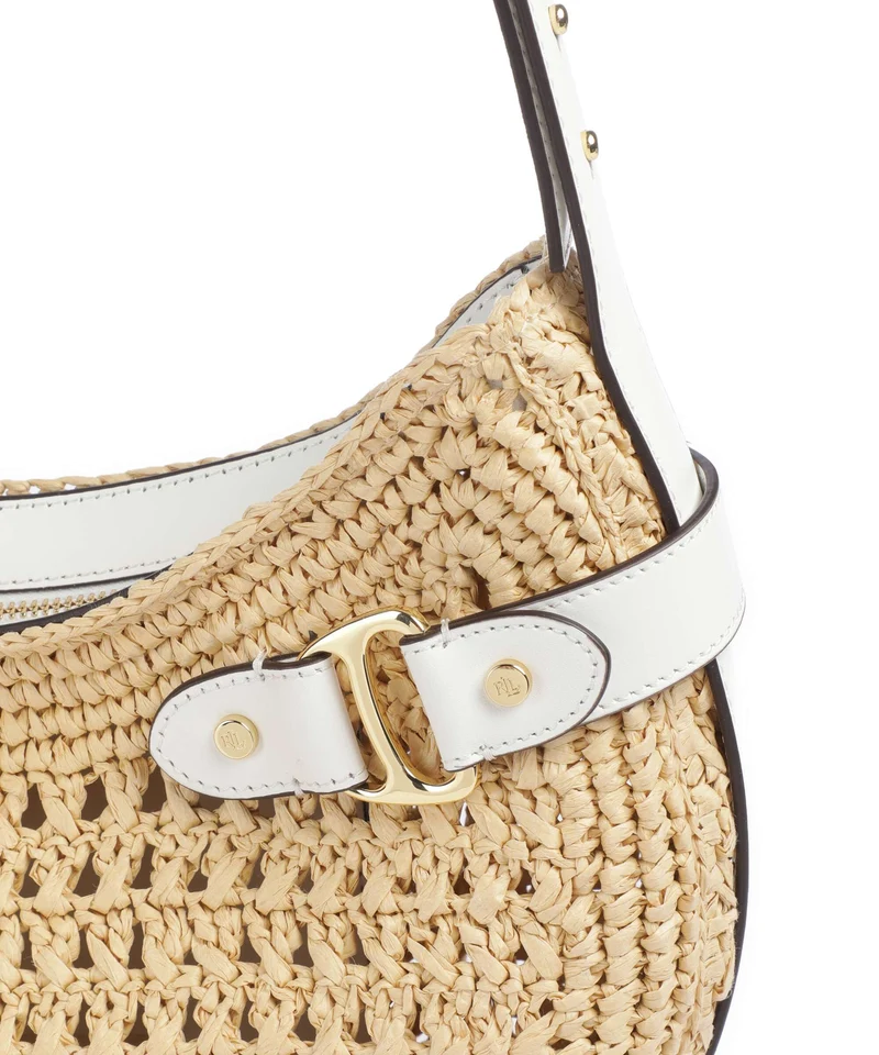 Lauren Ralph Lauren Tasha Large Sac porté épaule natural/white