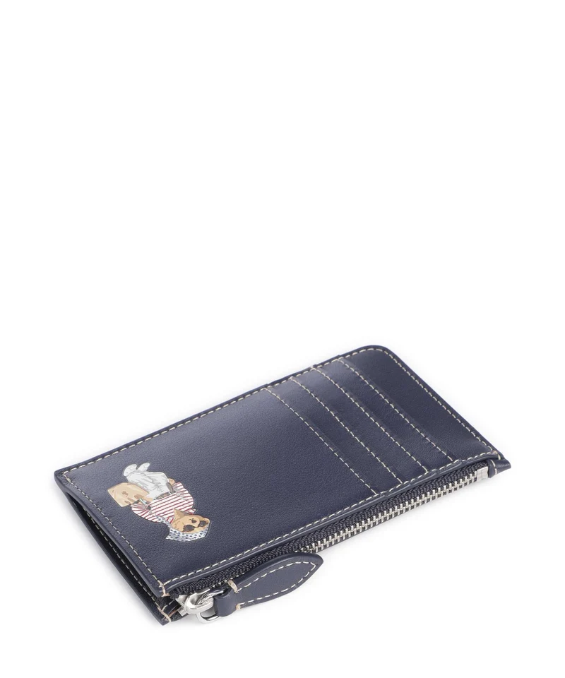 Polo Ralph Lauren Bear Étui à cartes crédit newport navy