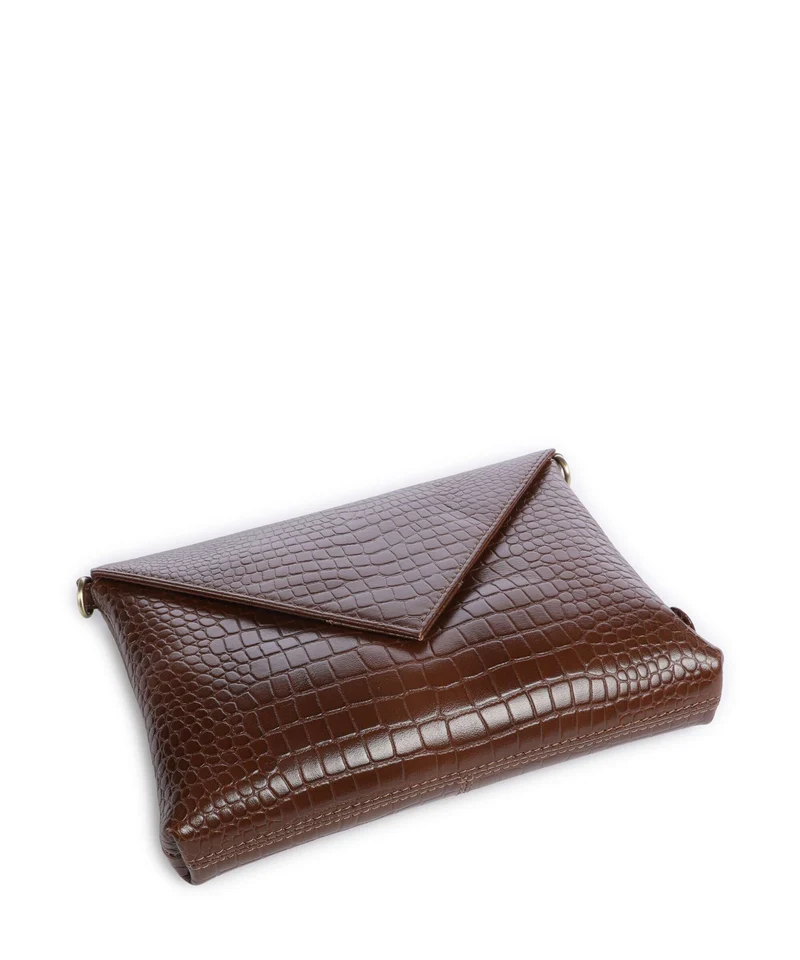 Depeche Fashion Favourites Sac bandoulière cognac croco