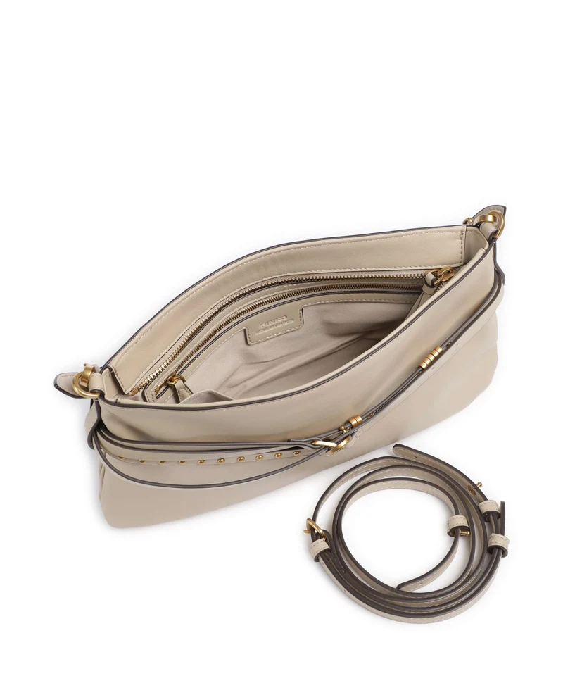 Pinko Belt Classic Sac porté épaule beige/grigio fumo/antique gold
