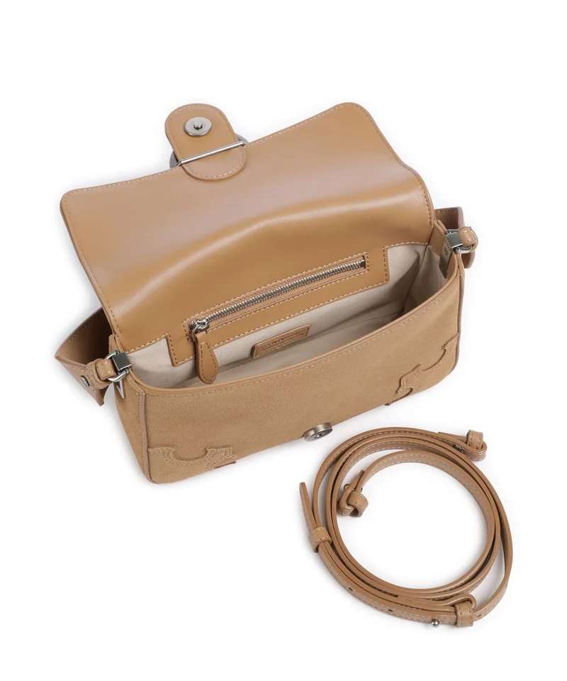 Pinko Love One Mini Slouchy Sac bandoulière beige/scoiattolo/old silver