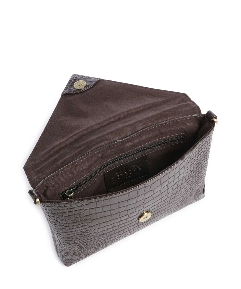 Depeche Fashion Favourites Sac bandoulière brown croco