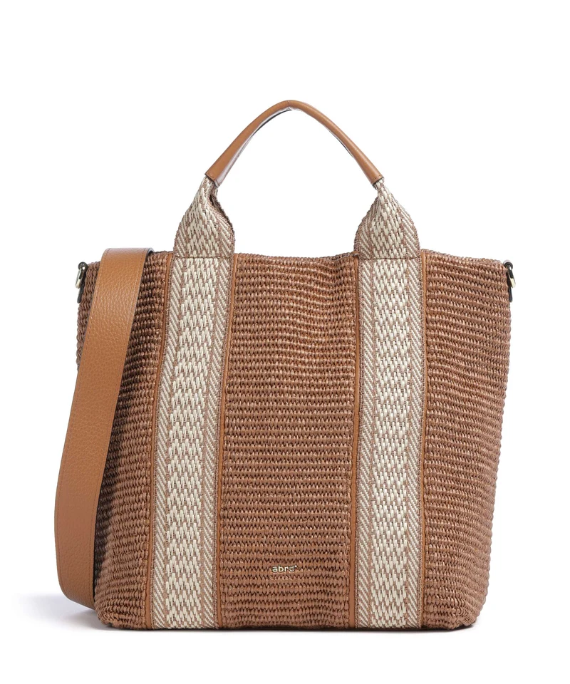Abro Raffia Kaia Sac à main caramel/cognac