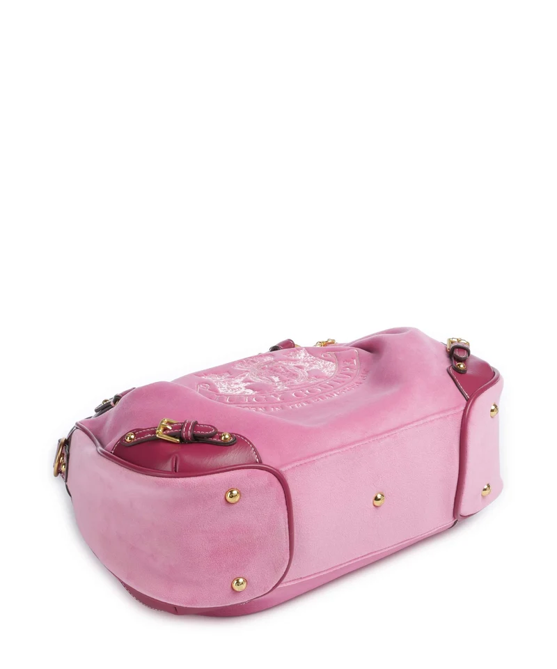Juicy Couture Twig Narrative Velvet M Sac fourre-tout super pink