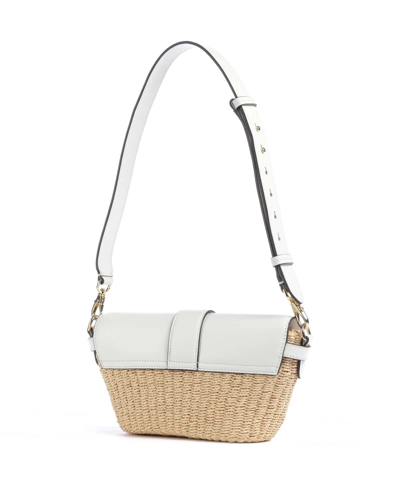 Lauren Ralph Lauren Lynden Small Sac porté épaule natural/white
