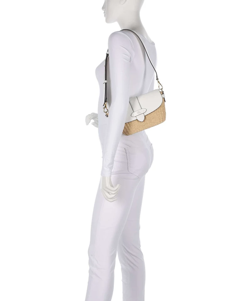 Lauren Ralph Lauren Lynden Small Sac porté épaule natural/white