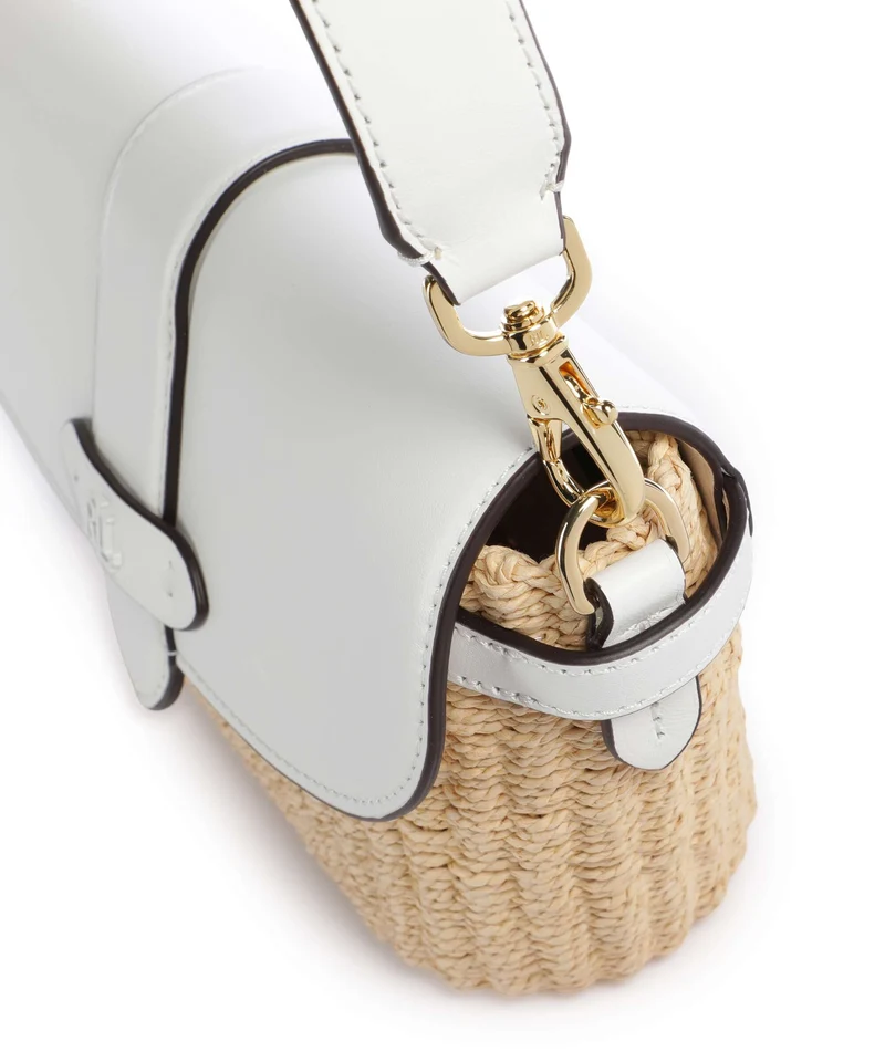 Lauren Ralph Lauren Lynden Small Sac porté épaule natural/white