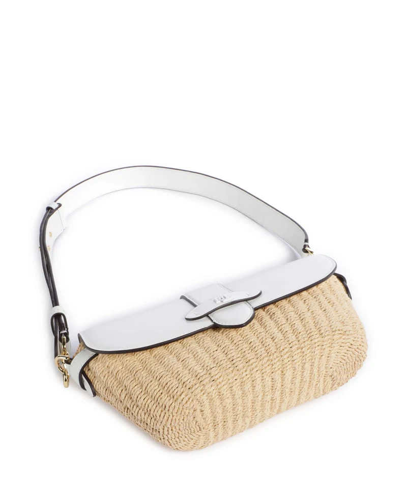 Lauren Ralph Lauren Lynden Small Sac porté épaule natural/white