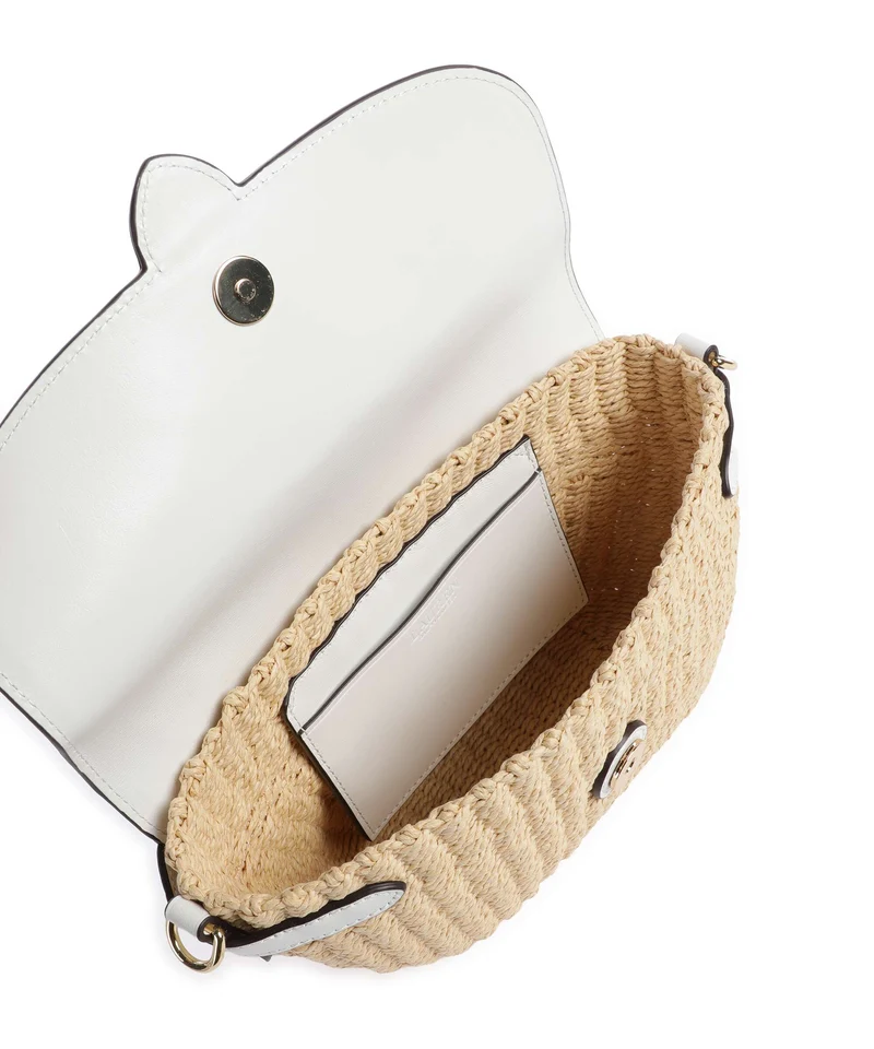 Lauren Ralph Lauren Lynden Small Sac porté épaule natural/white