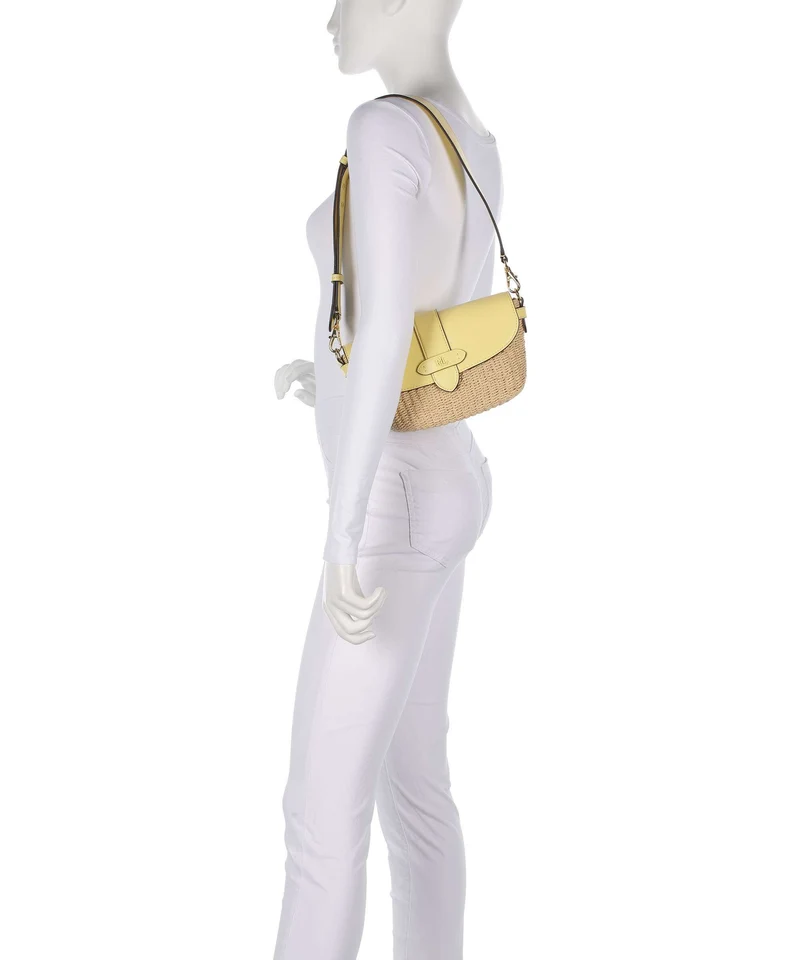Lauren Ralph Lauren Lynden Small Sac porté épaule natural/lemon sorbet