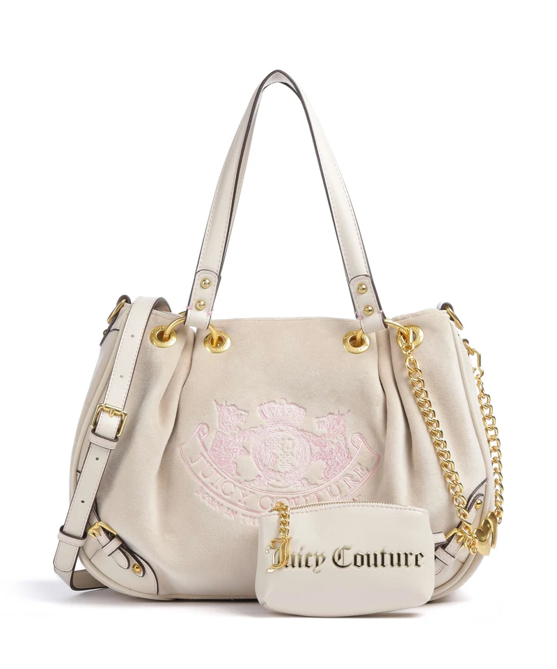Juicy Couture Twig Narrative Velvet M Sac fourre-tout marshmallow