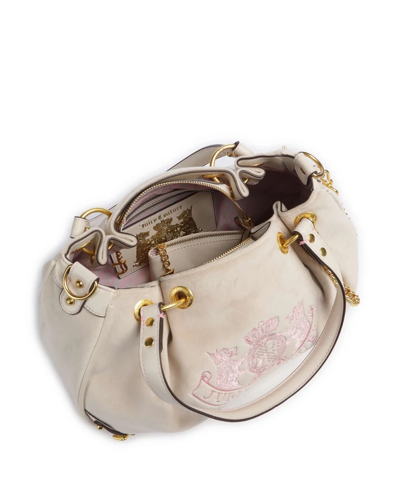 Juicy Couture Twig Narrative Velvet M Sac fourre-tout marshmallow