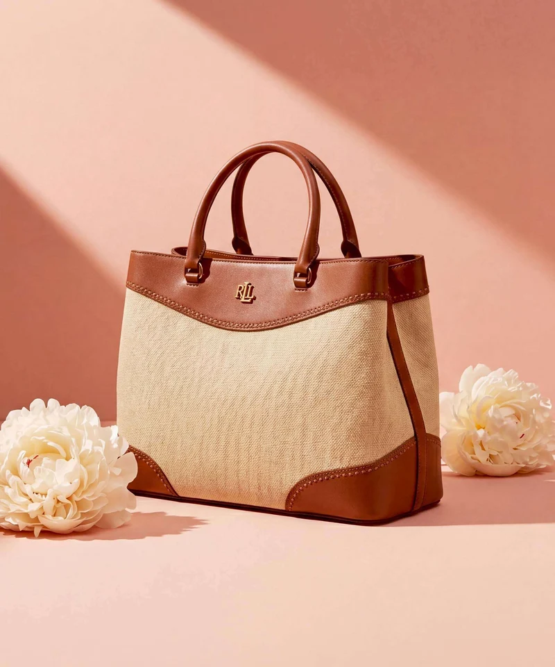 Lauren Ralph Lauren Marcy 36 Sac à main dark natural/lauren tan