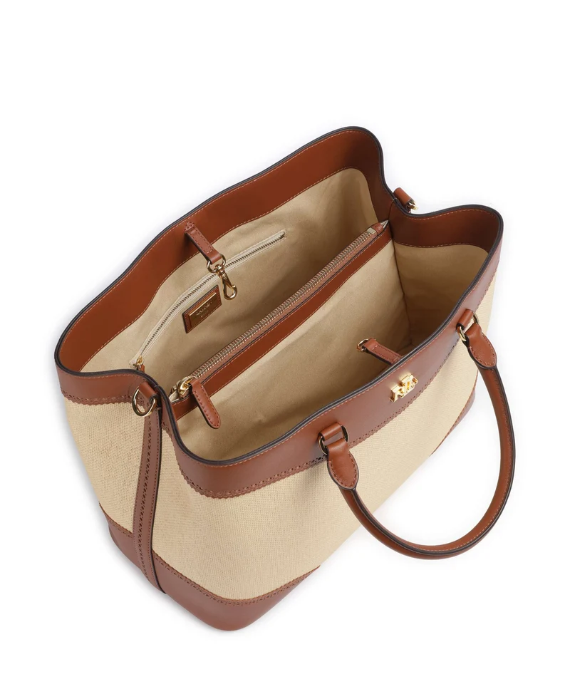Lauren Ralph Lauren Marcy 36 Sac à main dark natural/lauren tan