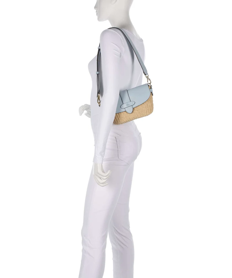 Lauren Ralph Lauren Lynden Small Sac porté épaule natural/alpine blue