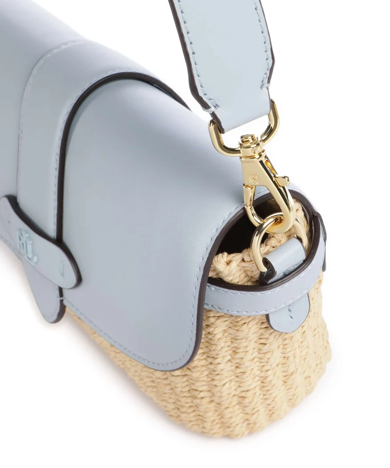 Lauren Ralph Lauren Lynden Small Sac porté épaule natural/alpine blue