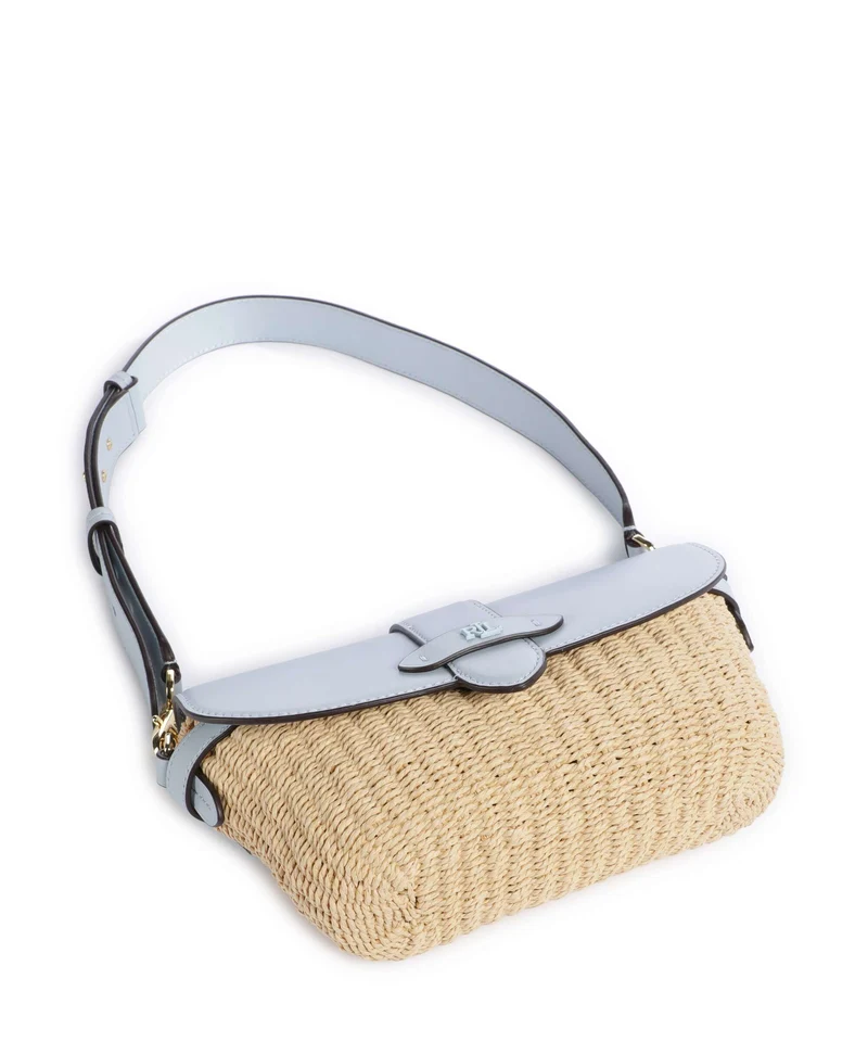 Lauren Ralph Lauren Lynden Small Sac porté épaule natural/alpine blue