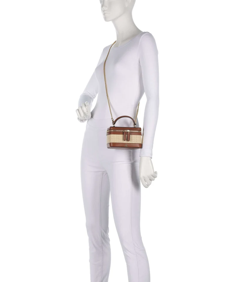 Lauren Ralph Lauren Hallee Small Sac bandoulière natural/lauren tan