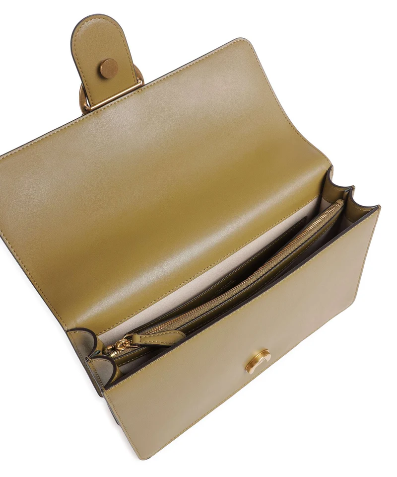 Pinko Love One Classic Sac bandoulière verde canguro/antique gold