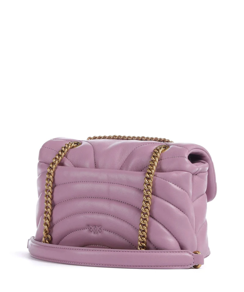 Pinko Love Puff Mini Sac porté épaule lilla/antique gold
