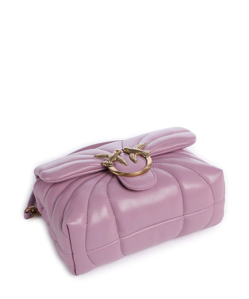 Pinko Love Puff Mini Sac porté épaule lilla/antique gold