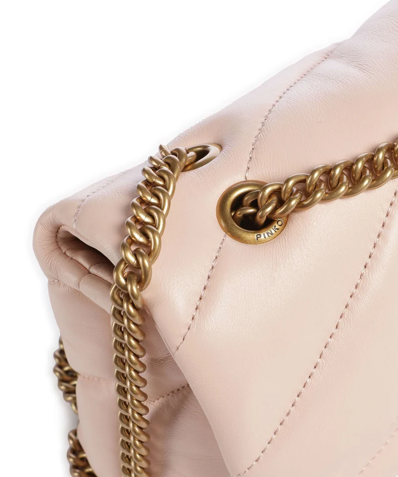 Pinko Love Puff Mini Sac porté épaule light pink/antique gold