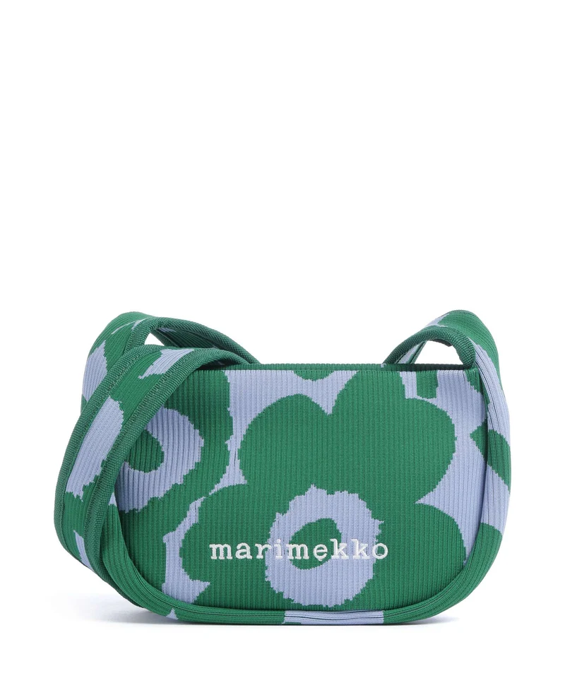 Marimekko Knitted Unikko Sac porté épaule dark green/blue