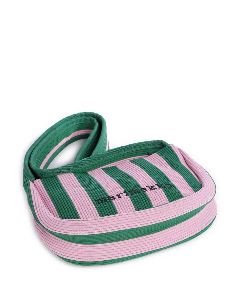 Marimekko Knitted Merirosvo Sac porté épaule pink/dark green