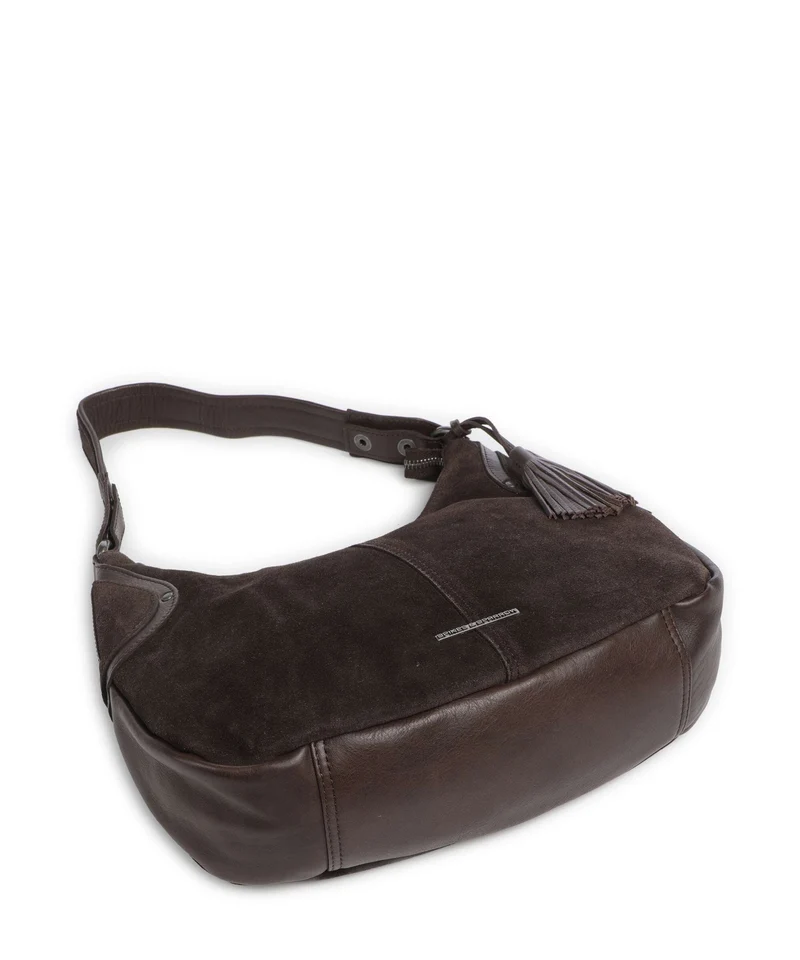 Spikes & Sparrow Suede Mix Anne-Lou Sac fourre-tout dark brown
