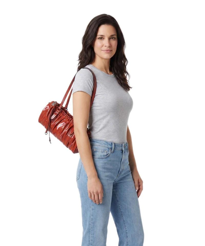 Liebeskind Faye Shiny XS Sac porté épaule red rock