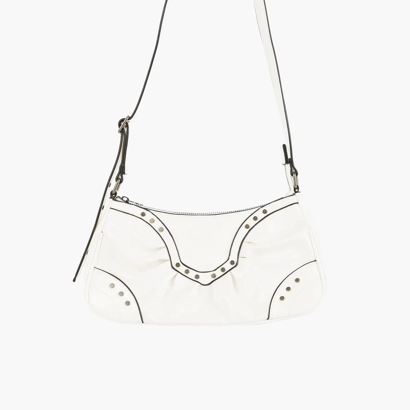 Sac clouté blanc